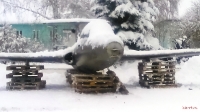 На площади г. Ртищево упал самолет._7