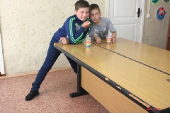 Детский праздник в Екатериновском УСПН провела ртищевская шоу-группа 